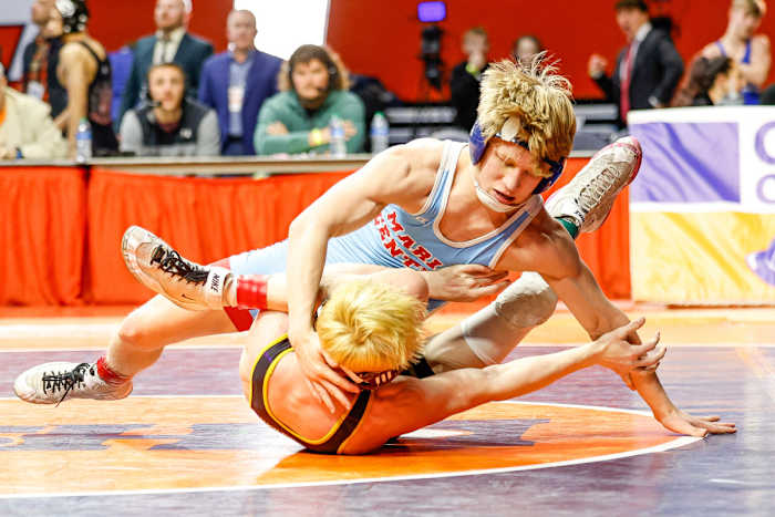Illinois wrestling championships February 17 2024 Nate Latsch 25989